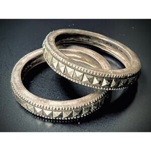 Judith Jack Sterling Marcasite Rings